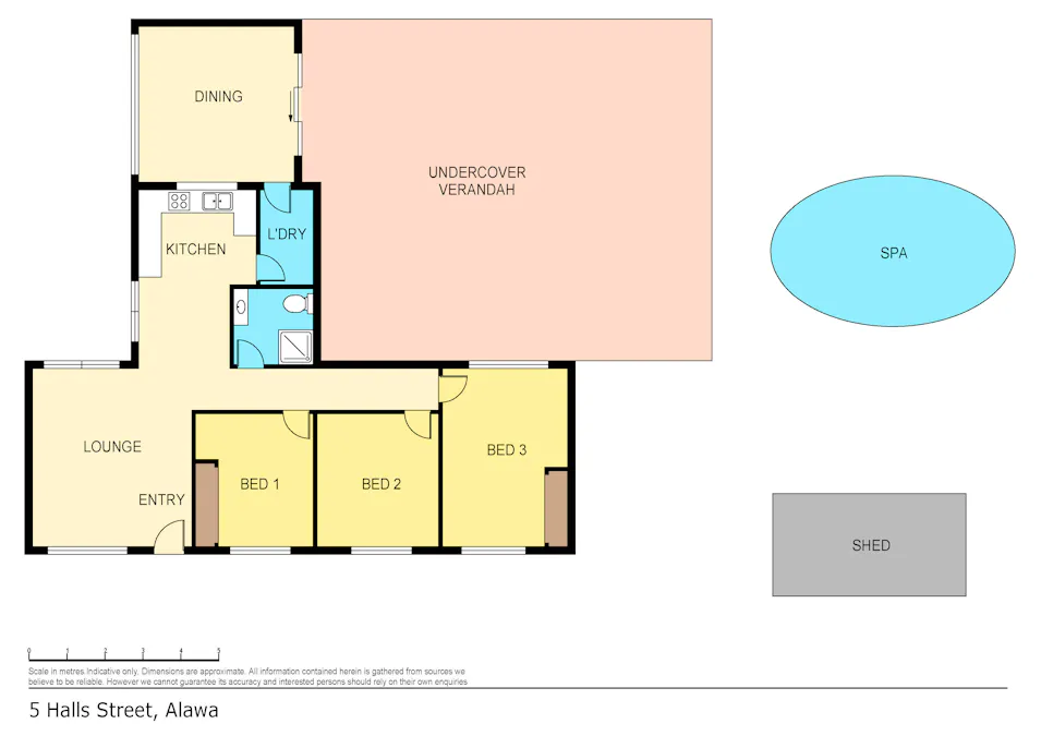 5 Halls Street, Alawa, NT, 0810 - Floorplan 1