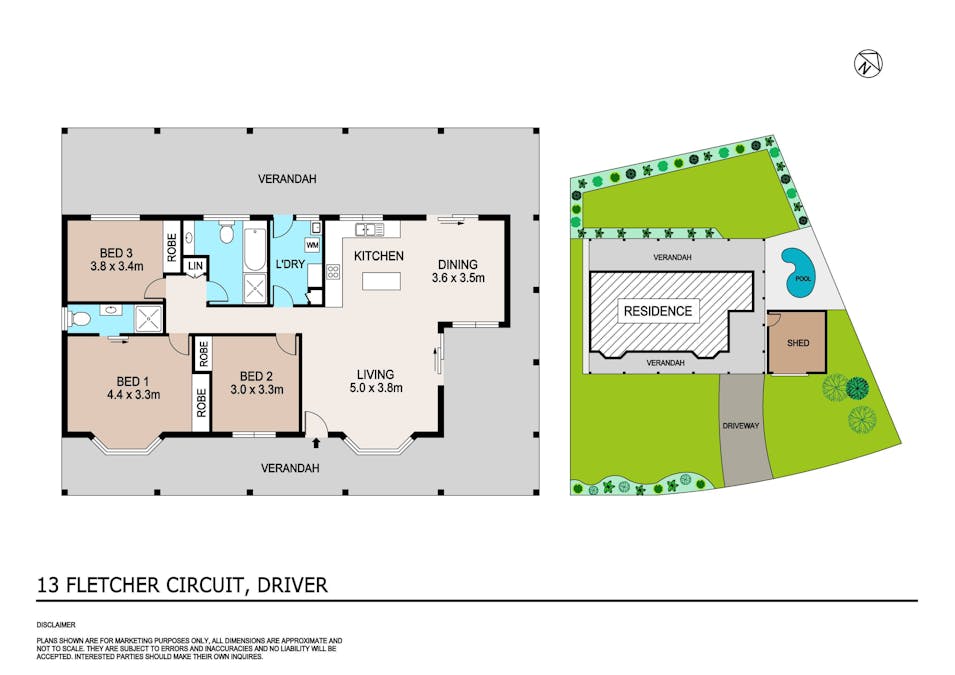 13 Fletcher Circuit, Driver, NT, 0830 - Floorplan 1