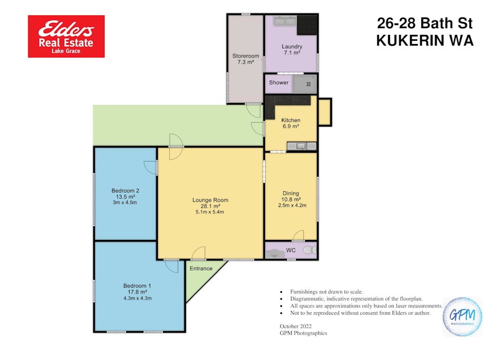 26 & 28 Bath Street, Kukerin, WA, 6352 - Floorplan 1