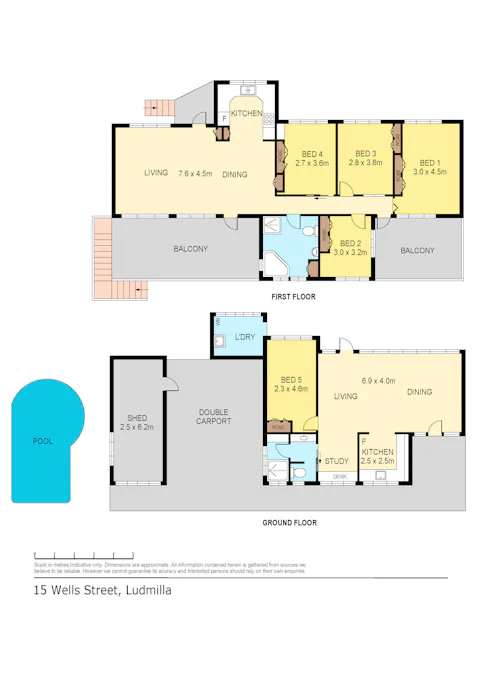 15 Wells Street, Ludmilla, NT, 0820 - Floorplan 1