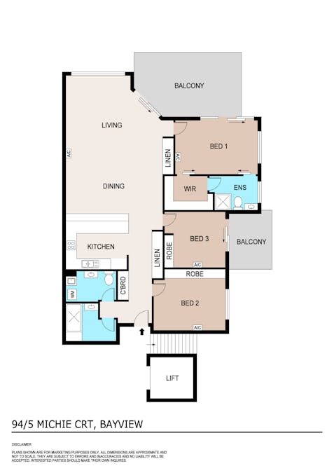 94/5 Michie Court, Bayview, NT, 0820 - Floorplan 1