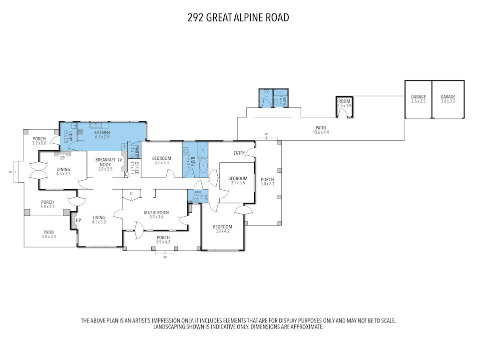 292 Great Alpine Road, Harrietville, VIC, 3741 - Floorplan 2