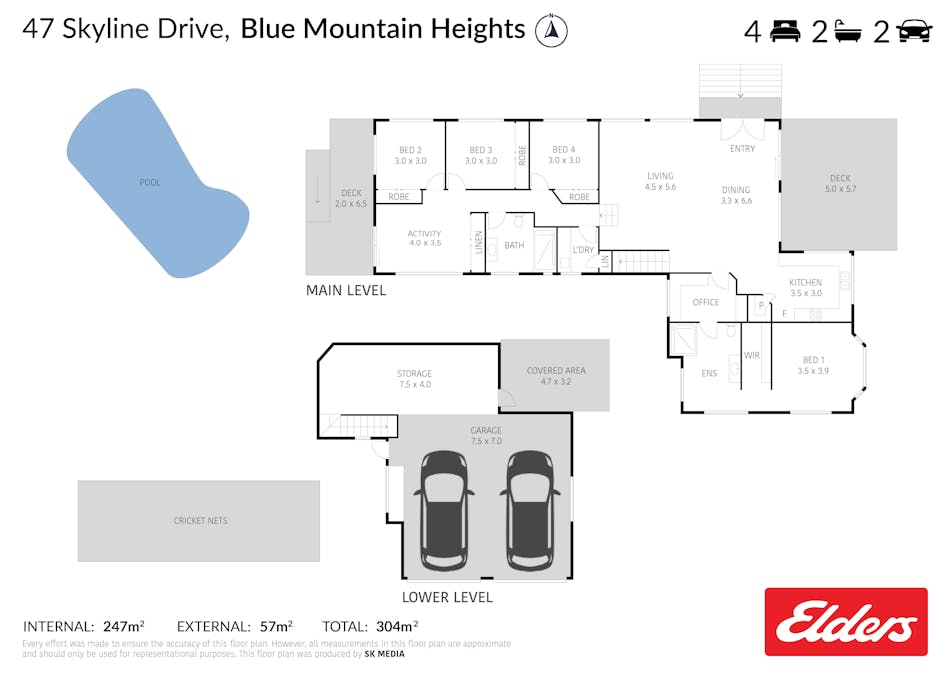 47 Skyline Drive, Blue Mountain Heights, QLD, 4350 - Floorplan 1