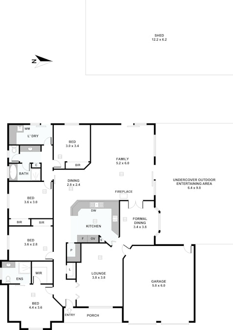 10 Robert Erwin Crescent, Tanunda, SA, 5352 - Floorplan 1