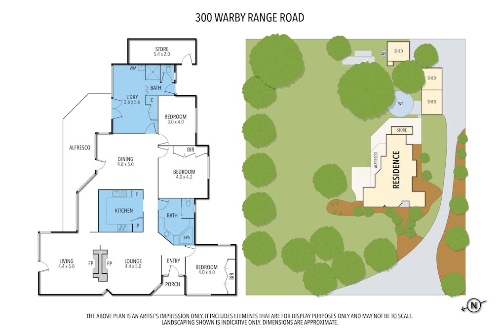 300 Warby Range Road, Glenrowan, VIC, 3675 - Floorplan 1