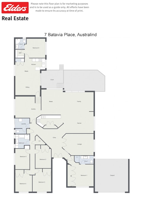 7 Batavia Place, Australind, WA, 6233 - Floorplan 1