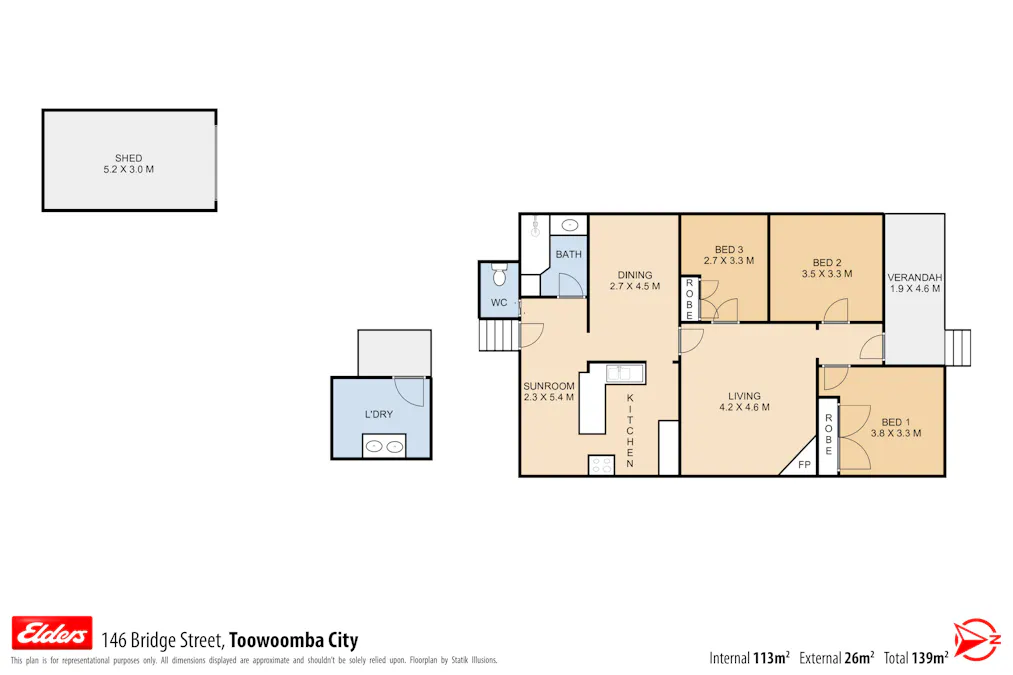 146 Bridge Street, Toowoomba City, QLD, 4350 Sold Elders Real Estate