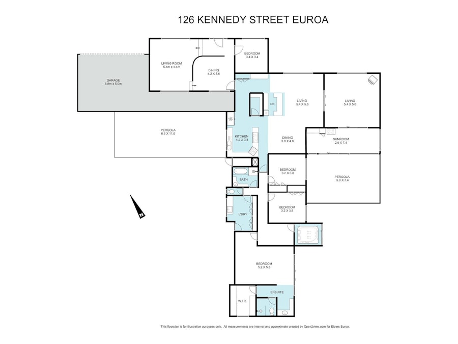126-128 Kennedy Street, Euroa, VIC, 3666 - Floorplan 1