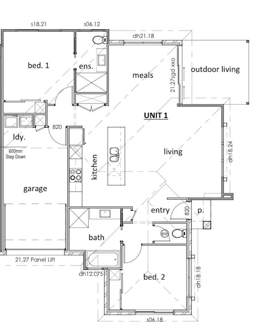 1/41 Hunter Street, Centenary Heights, QLD, 4350 - Floorplan 1