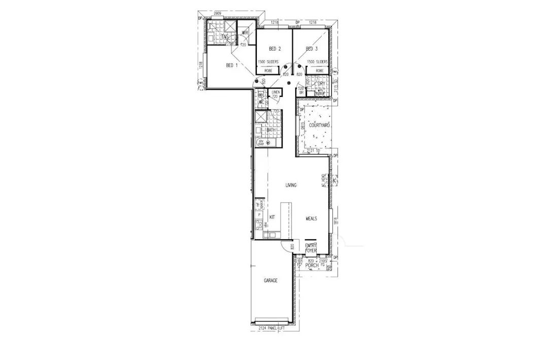 1/13 Mackellar Way, Walloon, QLD, 4306 - Floorplan 1