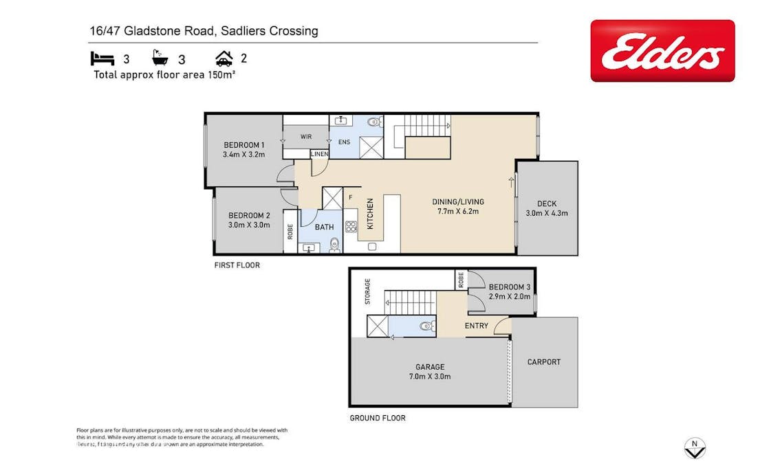 16/47 Gladstone Road, Sadliers Crossing, QLD, 4305 - Floorplan 1