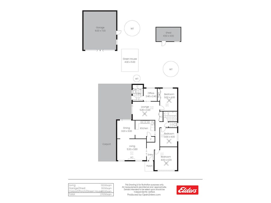 10 Kingston Street, Burra, SA, 5417 - Floorplan 1