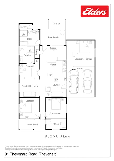 91 Thevenard Road, Thevenard, SA, 5690 - Floorplan 1