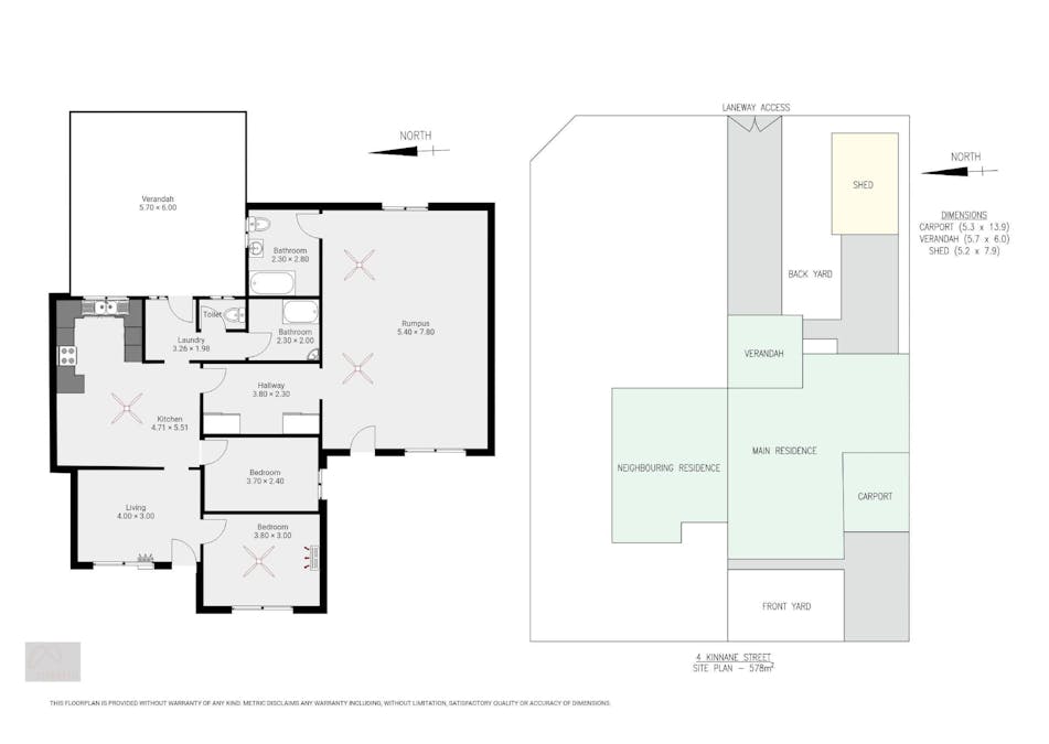 4 Kinnane Street, Whyalla Norrie, SA, 5608 - Floorplan 1