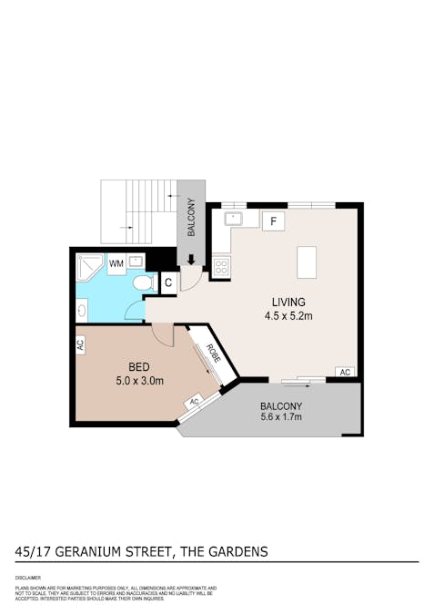 45/17 Geranium Street, The Gardens, NT, 0820 - Floorplan 1