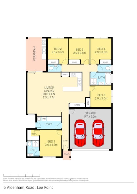 6 Aldenham Road, Muirhead, NT, 0810 - Floorplan 1