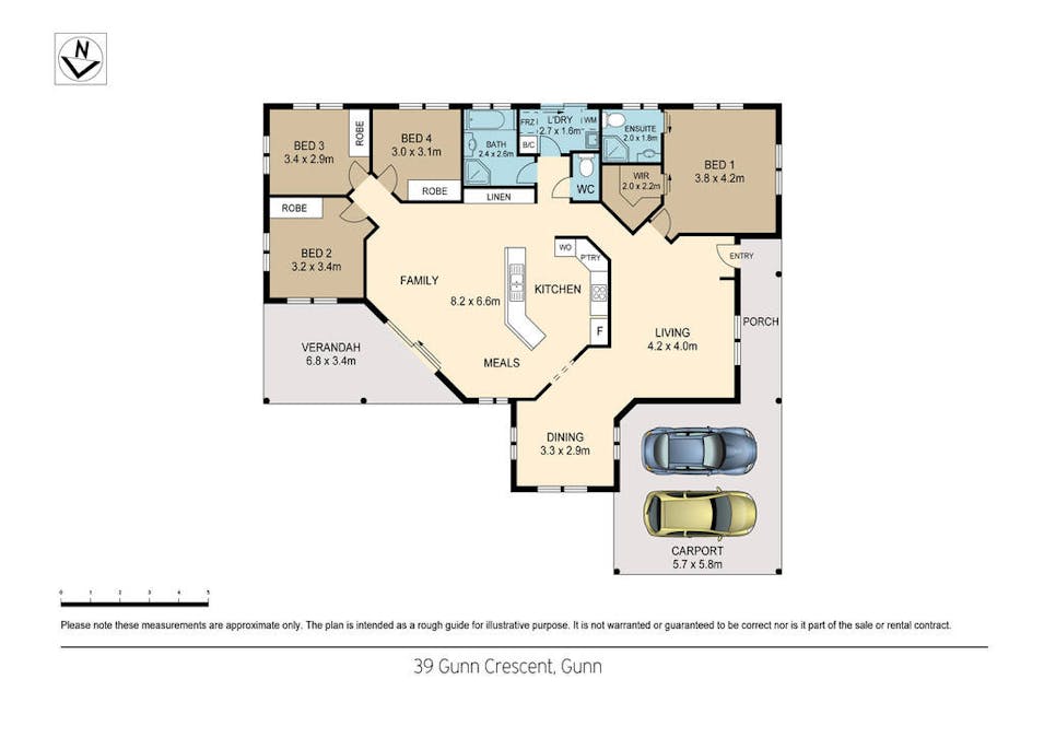 39 Gunn Crescent, Gunn, NT, 0832 - Floorplan 1