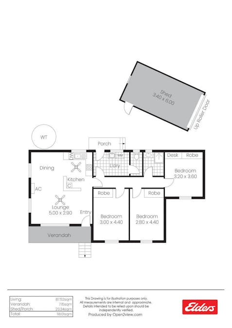 11 Parks Street, Burra, SA, 5417 - Floorplan 1