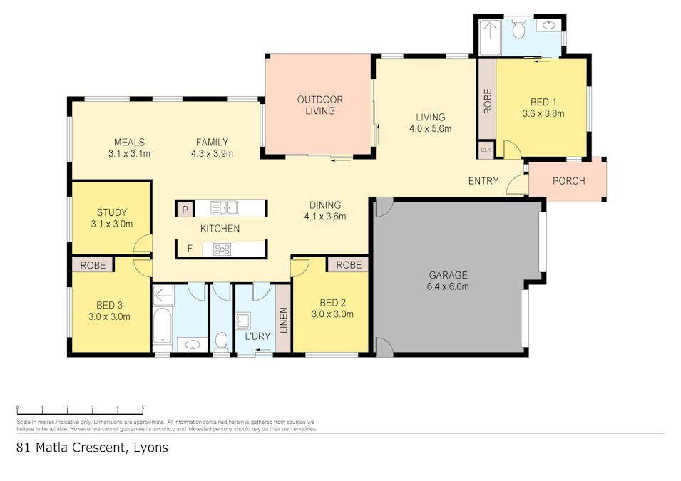 81 Matla Crescent, Lyons, NT, 0810 - Floorplan 1