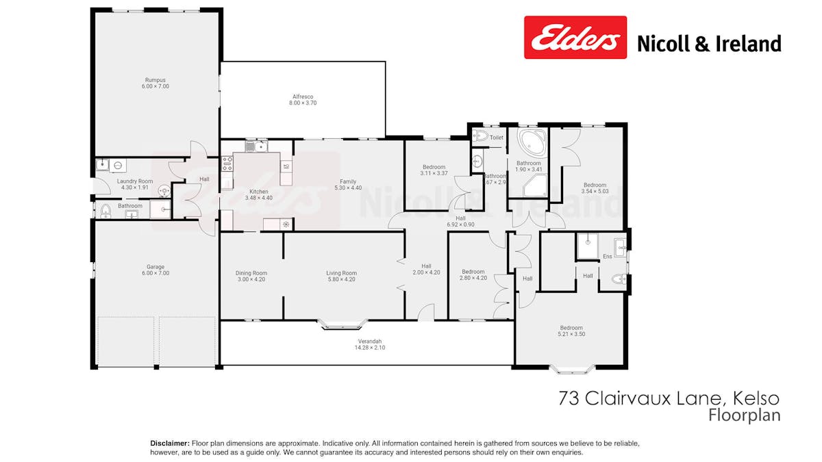 73 Clairvaux Lane, Kelso, NSW, 2795 - Floorplan 1
