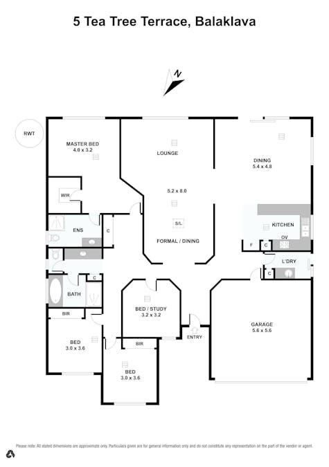 5 Tea Tree Terrace, Balaklava, SA, 5461 - Floorplan 1