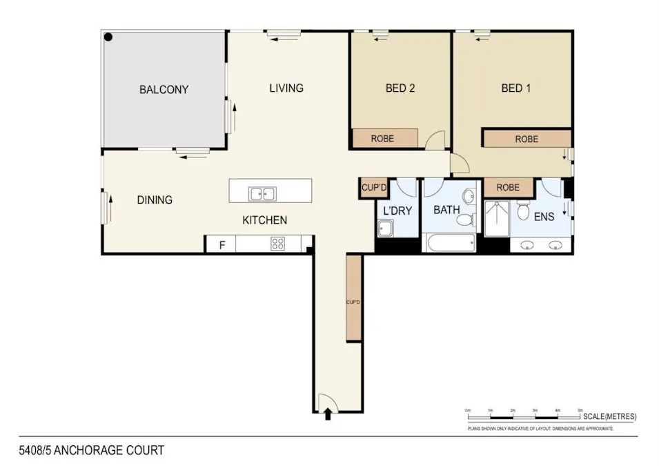 5408/5 Anchorage Court, Darwin City, NT, 0800 - Floorplan 1