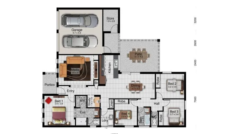 12 Henschke Street, Bellamack, NT, 0832 - Floorplan 1