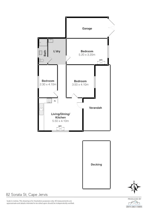82 Sorata Street, Cape Jervis, SA, 5204 - Floorplan 1