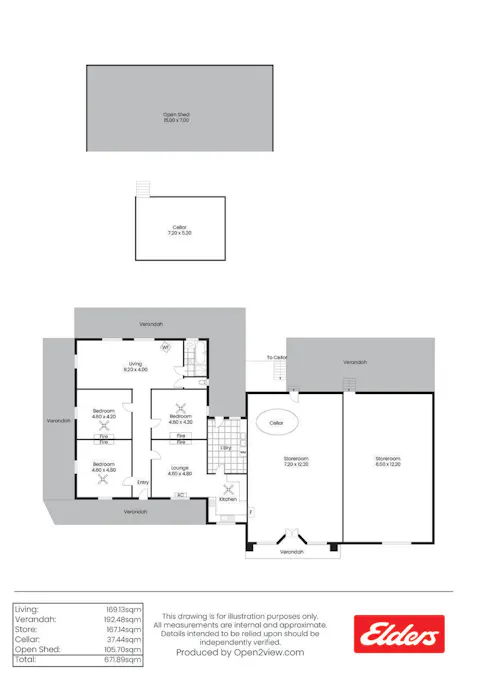 1338 Price Maurice Road, Pekina, SA, 5431 - Floorplan 1