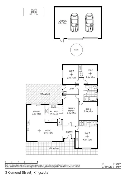 3  Osmond Street, Kingscote, SA, 5223 - Floorplan 1