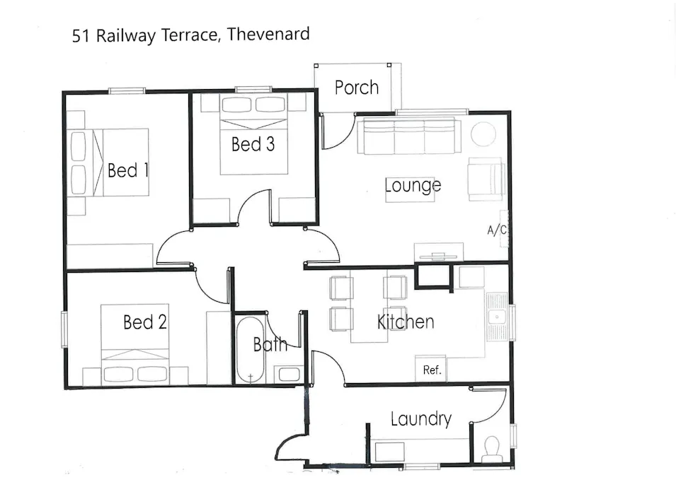 51 Railway Terrace, Thevenard, SA, 5690 - Floorplan 1