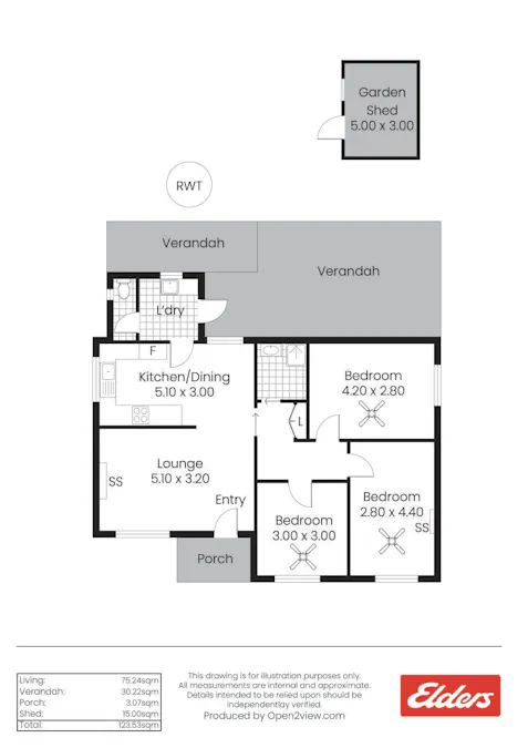 3 Beatty Street, Whyalla Playford, SA, 5600 - Floorplan 1