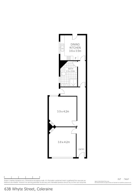 63B Whyte Street, Coleraine, VIC, 3315 - Floorplan 1
