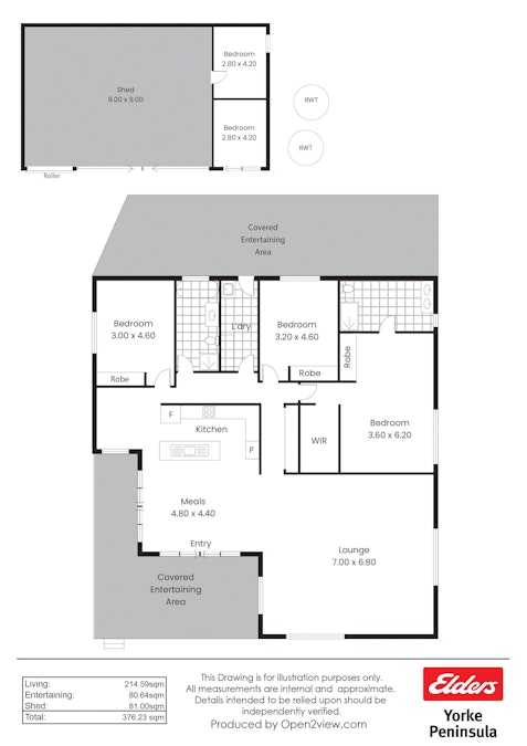 7 Seaview Court, Stansbury, SA, 5582 - Floorplan 1