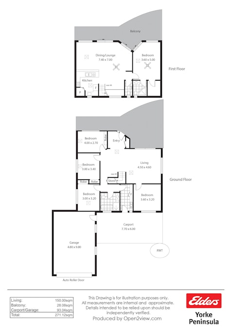 24 Marina Drive, Port Vincent, SA, 5581 - Floorplan 1