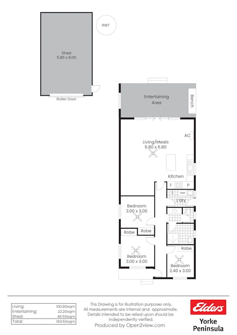 4 Hawk Road, Port Vincent, SA, 5581 - Floorplan 1