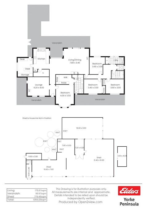 7 Wilkey Road, Edithburgh, SA, 5583 - Floorplan 1