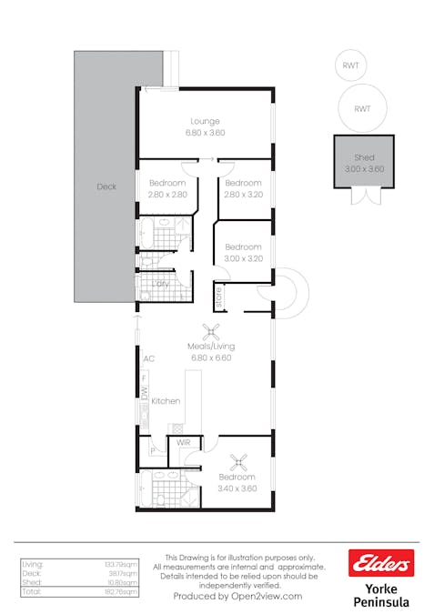 9 Moores Drive, Hardwicke Bay, SA, 5575 - Floorplan 1