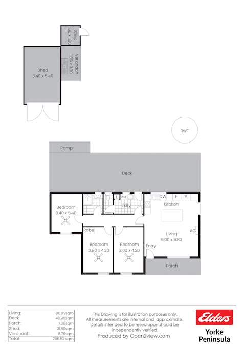 6 Melrose Street, Maitland, SA, 5573 - Floorplan 1