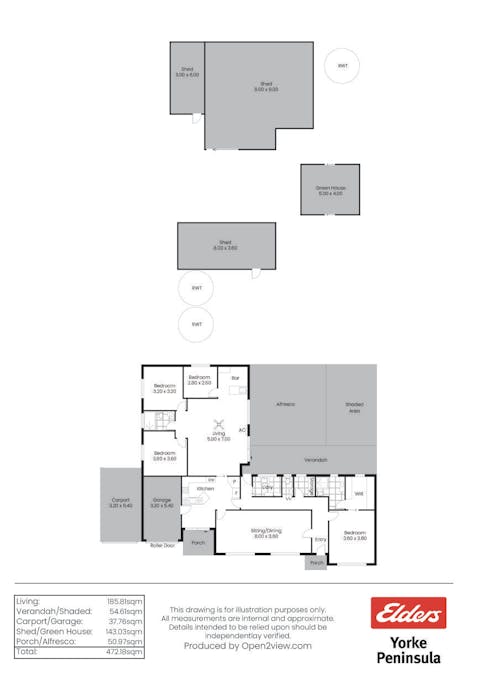 2 Esplanade , Ardrossan, SA, 5571 - Floorplan 1