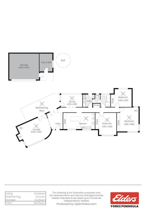 Minlaton, SA, 5575 - Floorplan 1