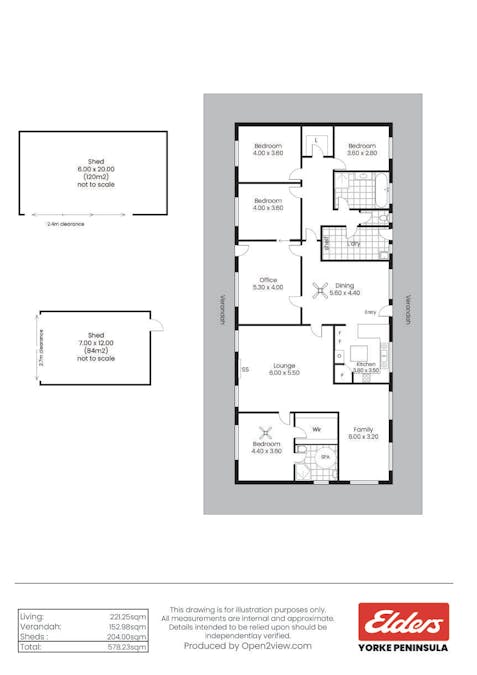 36 Coringle Road, Wool Bay, SA, 5575 - Floorplan 1