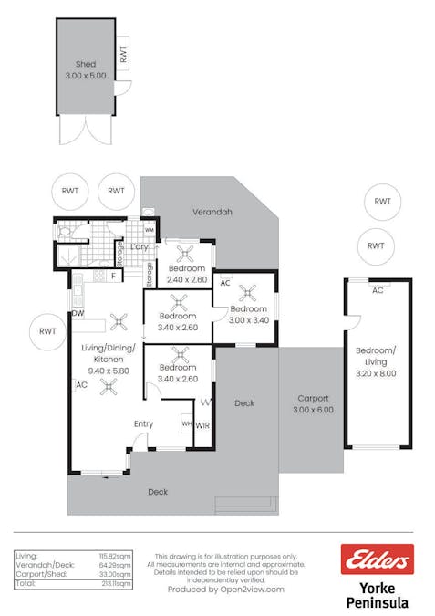 19 James Well Road, James Well, SA, 5571 - Floorplan 1