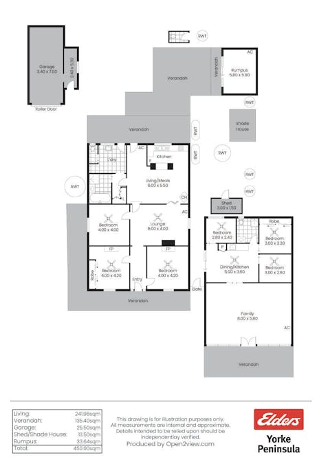 12 Fifth Street, Minlaton, SA, 5575 - Floorplan 1