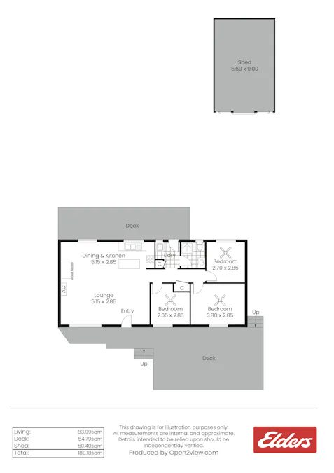 1 Ford Avenue, Port Vincent, SA, 5581 - Floorplan 1