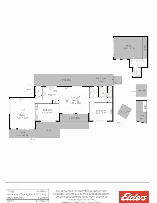 8 Beeston Street, Port Vincent, SA, 5581 - Floorplan 1