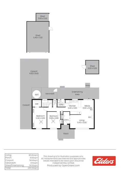 5 Baker Avenue, Port Vincent, SA, 5581 - Floorplan 1