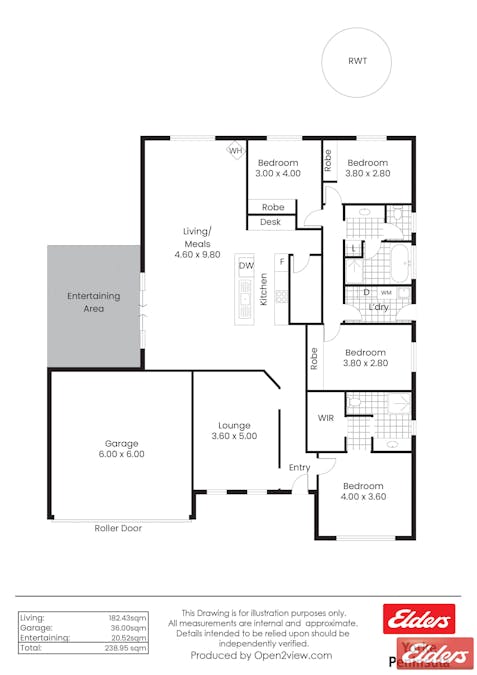 11 Blue Crab Court, Ardrossan, SA, 5571 - Floorplan 1