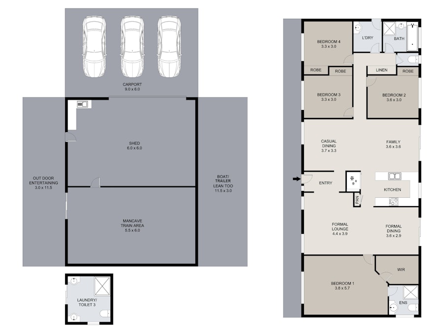 36 Galen Court, Cedar Vale, QLD, 4285 - Floorplan 1