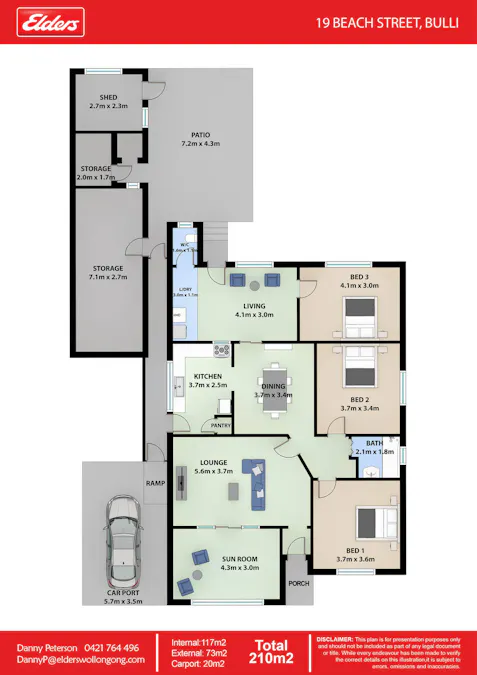 19 Beach Street, Bulli, NSW, 2516 - Floorplan 1